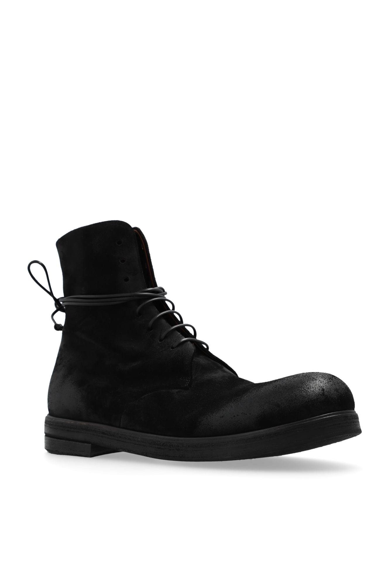 Marsell Leather ankle boots 'Zucca Zeppa Lace Up' | Men's